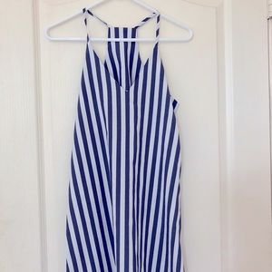 SHEIN Small navy striped dress